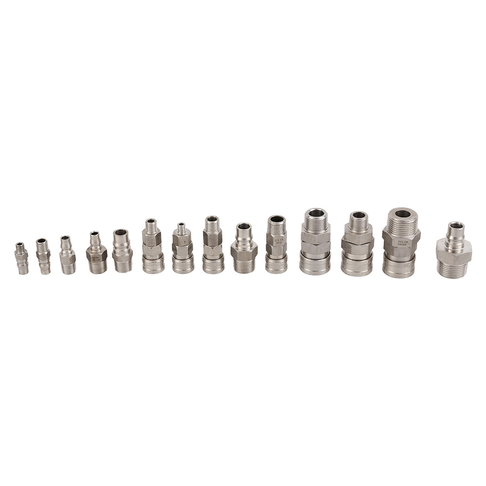 SUS 304(45#) Male Thread Quick Connect