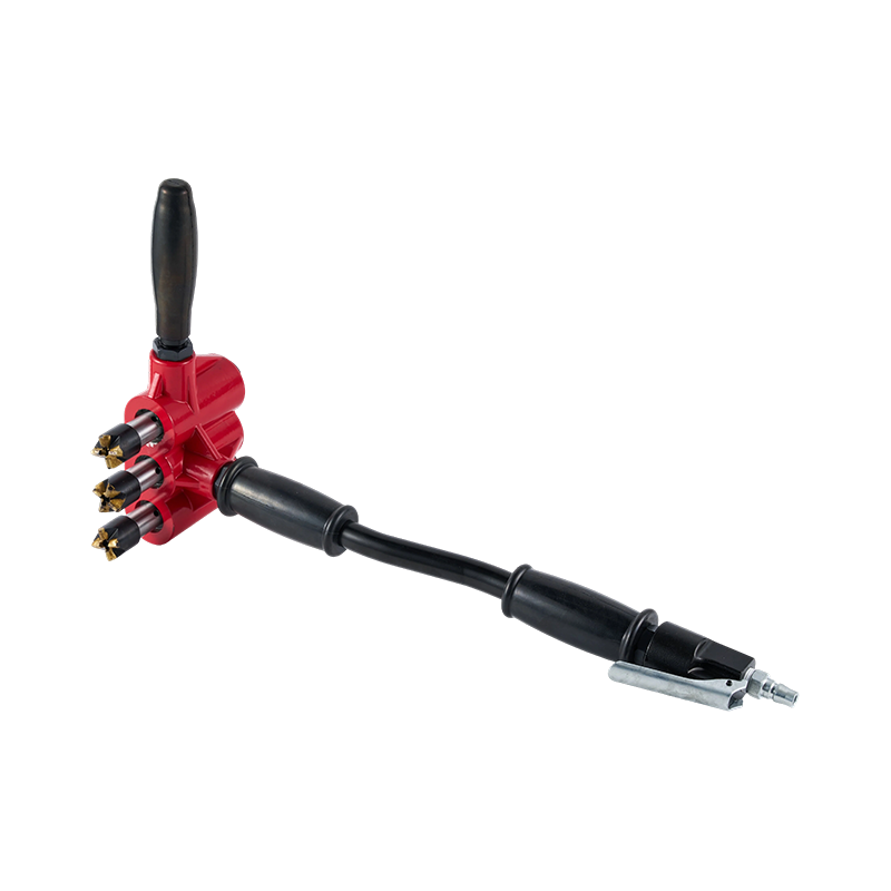 Pneumatic Three-Head Chisel Hammer